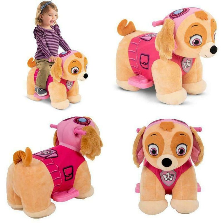 paw patrol plush ride on skye